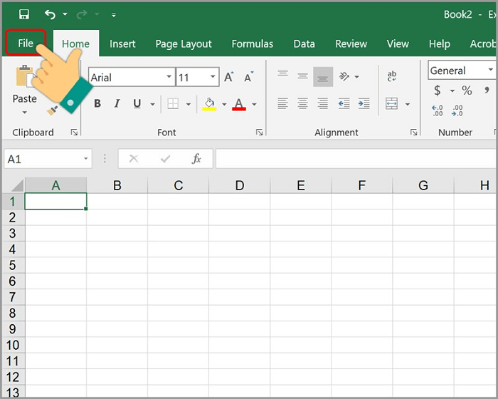 Chọn file trong excel
