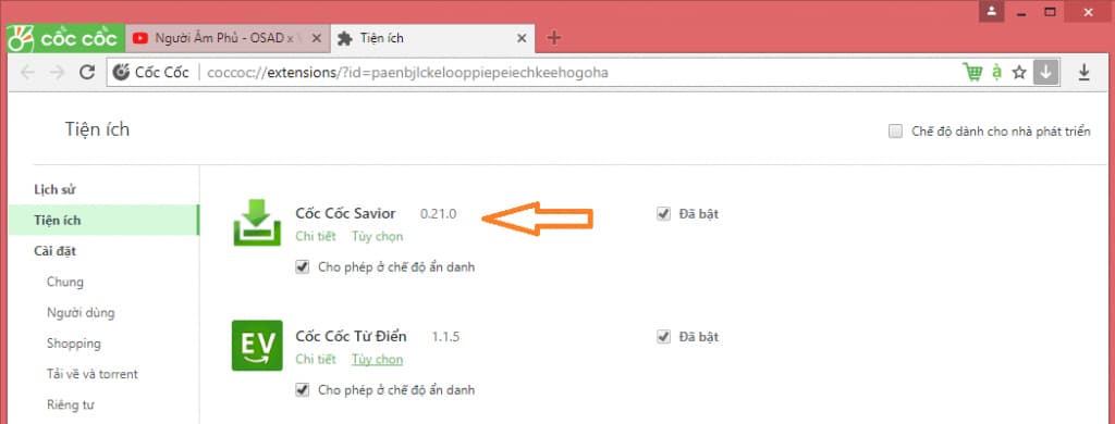 Download Youtube trên máy tính bằng Cốc Cốc Savior