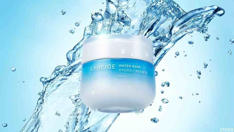 Kem dưỡng ẩm cho da dầu Laneige Water Bank Hydro Cream EX được dùng phổ biến