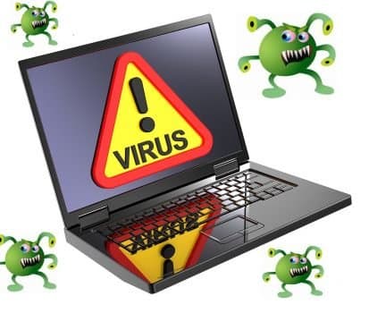 Máy tính bị treo vì virus xâm nhập từ bên ngoài vào