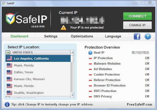 Phần mềm Safe IP