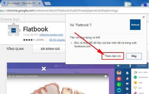 Thay đổi giao diện Facebook với Flatbook nhanh nhất