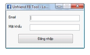 hướng dẫn phần mềm tools unfriend facebook