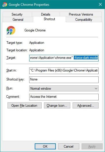 Cách bật Chrome Dark Mode yêu cầu bạn phải thay đổi một số kí tự