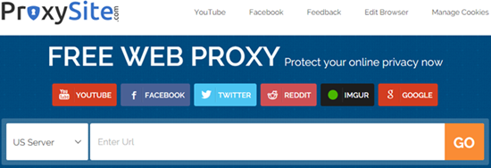 Cách vào web bị chặn bằng web proxy
