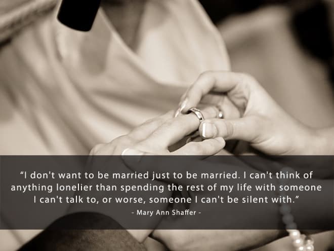 Những câu nói bất hủ về cuộc sống hôn nhân