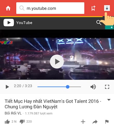 Cách tải video trên youtube về điện thoại android