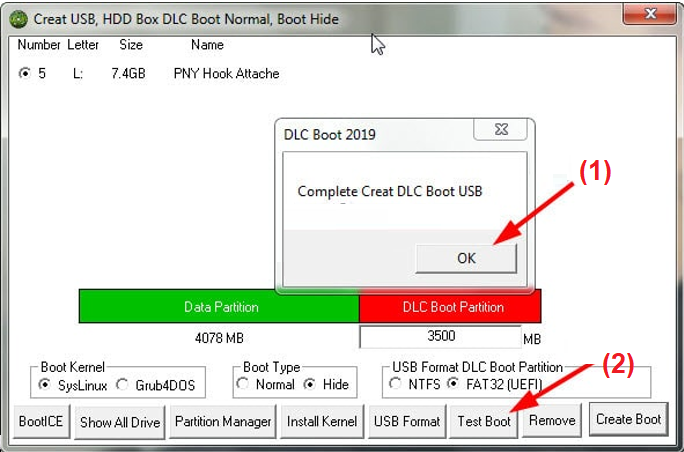 Cách tạo usb boot 1 click với DLC Boot