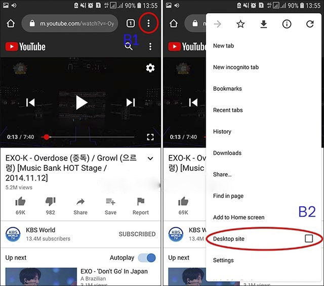 Ứng dụng nghe nhạc youtube tắt màn hình Android