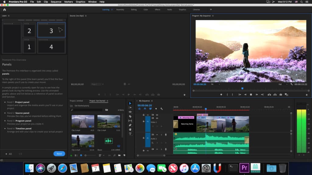 Giao diện Adobe Premiere Pro CC 2020 - Ảnh 1