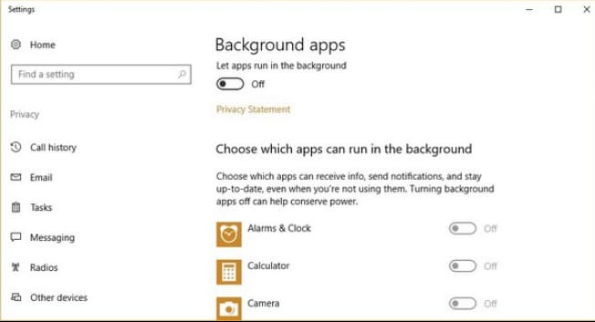 Tùy chọn “Let apps run in the background” trong phiên bản mới của Windows 10 - Ảnh 5