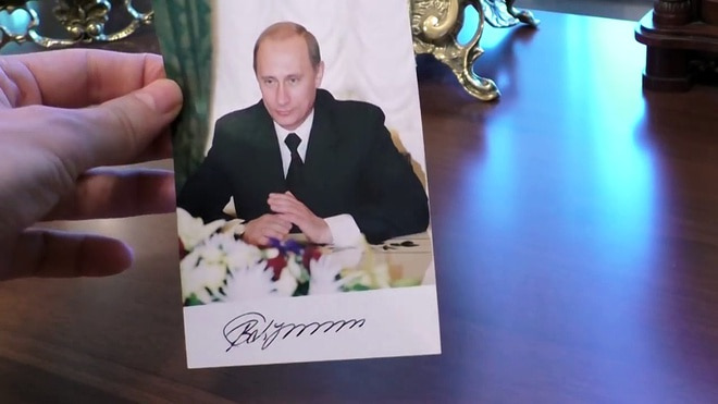 Chữ ký của Tổng thống Nga Vladimir Putin 