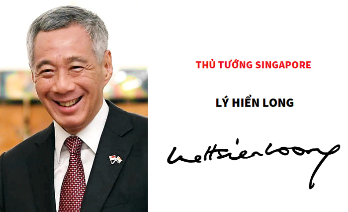 Chữ ký của Thủ tướng Singapore