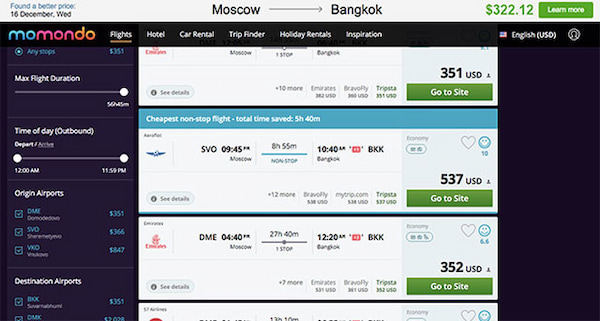 Tìm vé máy bay bằng SaveFrom.net