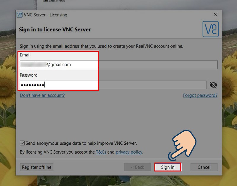 Hướng dẫn sử dụng VNC viewer