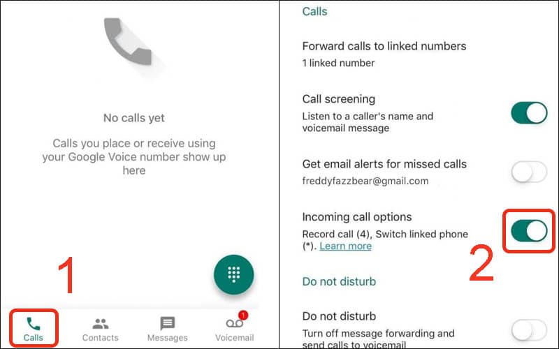 Cách ghi âm cuộc gọi iphone 12 với Google Voice
