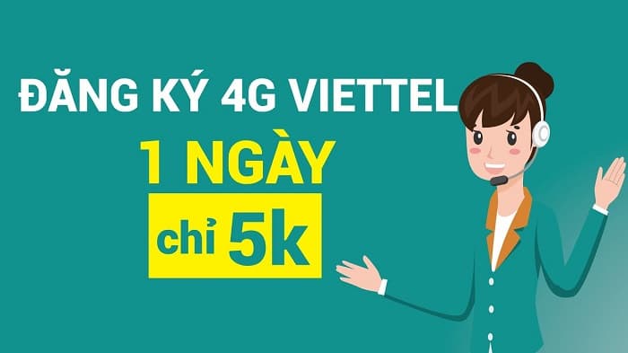 Đăng ký 3G Viettel theo ngày